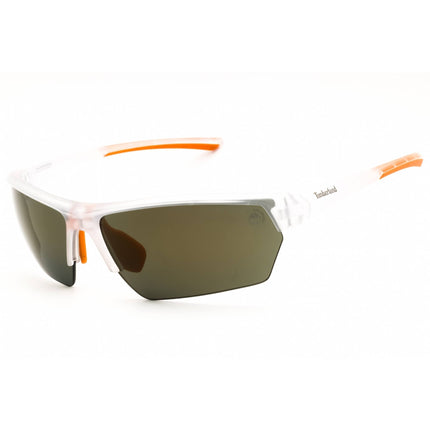 Timberland Men's Sunglasses - Crystal Sport Wraparound Half Rim Frame | TB9294 26R ,