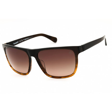 Timberland Men's Sunglasses - Dark Brown/Havana Rectangular Frame | TB00054-H 50H ,