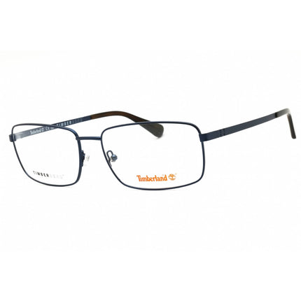 Timberland Men's Eyeglasses - Matte Blue Rectangular Full Rim Frame | TB50038 091 ,