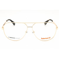 Timberland Men's Eyeglasses - Pale Gold Aviator Shape Full Rim Frame | TB50057 032 ,