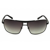 Timberland Unisex Sunglasses - Matte Black Rectangular Full Rim Frame | TB9258 02D ,