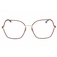 Tom Ford Women's Eyeglasses - Shiny Rose Gold Oversized Full Rim Frame | FT5876-B 028 ,