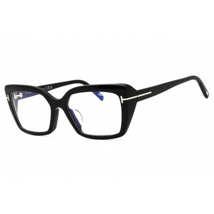Tom Ford Women's Eyeglasses - Shiny Black Acetate Full Rim Frame | FT5991-F-B 001 ,