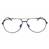 Tom Ford Men's Eyeglasses - Shiny Black Metal Aviator Full Rim Frame | FT5829-B 001 ,