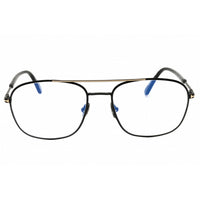 Tom Ford Men's Eyeglasses - Shiny Black Metal Oval Shape Full Rim Frame | FT5830-B 001 ,