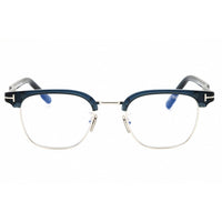 Tom Ford Men's Eyeglasses - Shiny Blue Rectangular Full Rim Frame | FT5932-D-B 090 ,