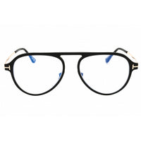 Tom Ford Men's Eyeglasses - Matte Black Metal Aviator Full Rim Frame | FT5972-B 002 ,