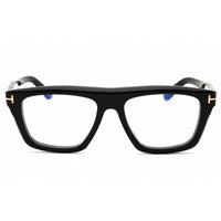 Tom Ford Unisex Eyeglasses - Shiny Black Rectangular Full Rim Frame | FT6059-B 001 ,