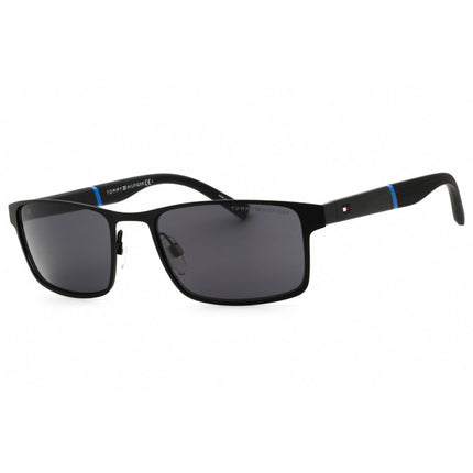 Tommy Hilfiger Men's Sunglasses - Matte Black Metal Full Rim Frame | TH 1904/S 0003 IR ,