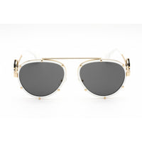 Versace Unisex Sunglasses - White Metal Aviator Shape Full Rim Frame | VE2232 147187 ,