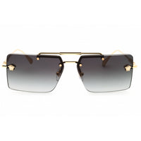 Versace Women's Sunglasses - Gold Metal Rectangular Rimless Frame | 0VE2245 10028G ,