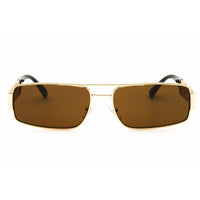Versace Men's Sunglasses - Gold Metal Rectangular Full Rim Frame | 0VE2257 100273 ,