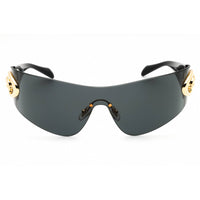 Versace Women's Sunglasses - Dark Grey Acetate Shield Rimless Frame | 0VE2280 100287 ,