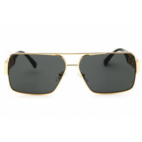 Versace Men's Sunglasses - Gold Metal Rectangular Full Rim Frame | 0VE2290 100287 ,
