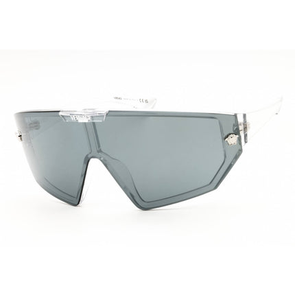 Versace Men's Sunglasses - Crystal/Grey Mirror Black Full Rim Frame | 0VE4461 148/6V ,