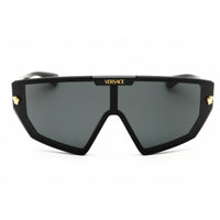 Versace Men's Sunglasses - Black/Dark Grey Shield Full Rim Frame | 0VE4461 GB1/87 ,