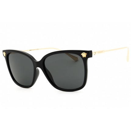 Versace Women's Sunglasses - Black Rectangular Shape Full Rim Frame | 0VE4507U GB1/87 ,