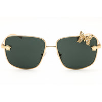 Versace Women's Sunglasses - Gold Rectangular Full Rim Frame | VE2282 100287 ,