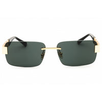 Versace Men's Sunglasses - Gold Metal Rectangular Shape Rimless Frame | VE2298 100287 ,