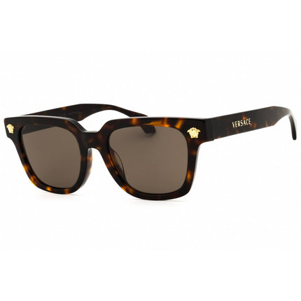 Versace Men's Sunglasses - Havana Acetate Rectangular Full Rim Frame | VE4510U 108-3 ,