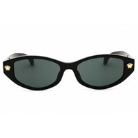 Versace Women's Sunglasses - Black Acetate Oval Shape Full Rim Frame | VE4512D GB1-87 ,