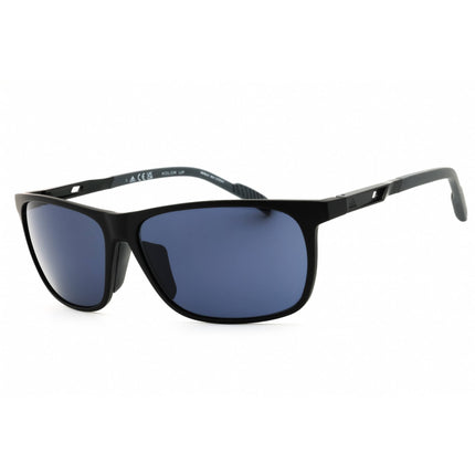 Adidas Men's Sunglasses - Matte Black Rectangular Shape Full Rim Frame | SP0061 02A ,