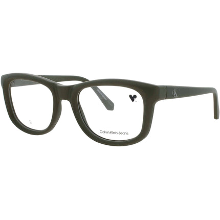 Calvin Klein Jeans Men's Eyeglasses - Matte Khaki Acetate Frame | CKJ25614 309 ,