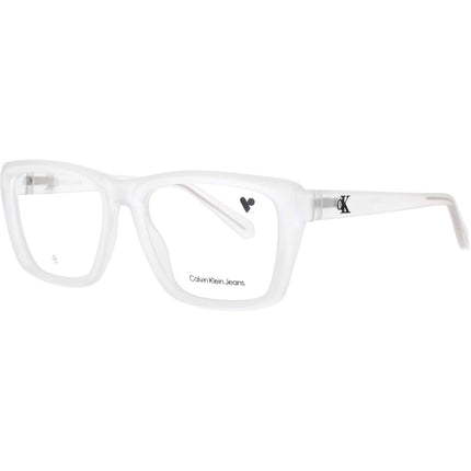 Calvin Klein Jeans Unisex Eyeglasses - Frosted Clear Acetate Frame | CKJ24629 970 ,