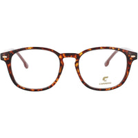 Carrera Men's Eyeglasses - Havana/Red Acetate Round Shape Full Rim Frame | 2043T O63 ,