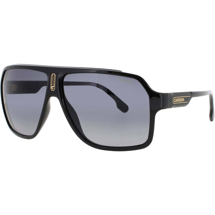 Carrera Men's Sunglasses - Black/Gold Acetate Square Shape Full Rim Frame | 1030/S 2M2 ,