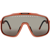 Carrera Men's Sunglasses - Orange/Grey Shield Shape Full Rim Frame | C-SPORT-02/S A1W ,