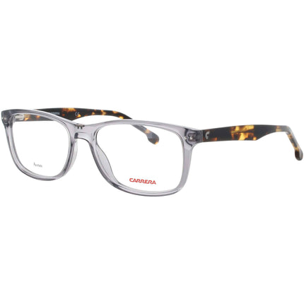 Carrera Unisex Eyeglasses - Grey/Havana Rectangular Shape Full Rim Frame | 2018T KB7 ,