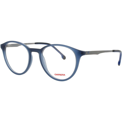 Carrera Unisex Eyeglasses - Blue Acetate/Metal Round Shape Full Rim Frame | 8882 PJP ,