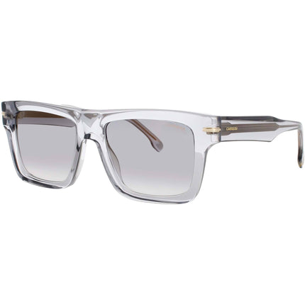 Carrera Unisex Sunglasses - Transparent Grey Acetate Square Full Rim Frame | 305/S KB7 ,