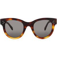 Celine Unisex Sunglasses - Blonde Havana Acetate Round Full Rim Frame | CL4003IN 53A ,