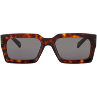 Celine Unisex Sunglasses - Dark Havana Rectangular Shape Full Rim Frame | CL40280U 52A ,