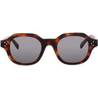 Celine Unisex Sunglasses - Blonde Havana Square Shape Full Rim Frame | CL40326U 53A ,