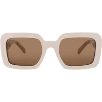 Celine Women's Sunglasses - Ivory Acetate Square Shape Full Rim Frame | CL40304U 25E ,