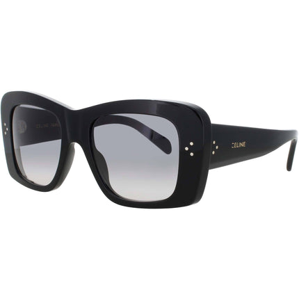 Celine Women's Sunglasses - Shiny Black Acetate Square Full Rim Frame | CL40321I 01B ,