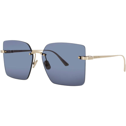 Dior Women's Sunglasses - Shiny Gold Metal Square Shape Rimless Frame | CD40195U 10V ,