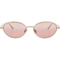 Dior Women's Sunglasses - Shiny Gold Metal Oval Shape Full Rim Frame | CD40209U 10U ,