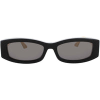 Dior Women's Sunglasses - Shiny Black Acetate/Metal Rectangular Frame | CD40221I 01A ,