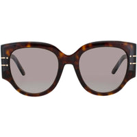 Dior Women's Sunglasses - Dark Havana Butterfly Shape Full Rim Frame | CD40187I 52F ,