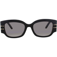 Dior Women's Sunglasses - Shiny Black Rectangular Shape Full Rim Frame | CD40188I 01B ,