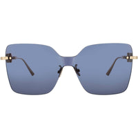 Dior Women's Sunglasses - Shiny Gold Metal Square Shape Rimless Frame | CD40153U 10V ,