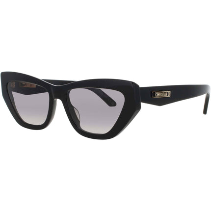 Dior Women's Sunglasses - Shiny Black Butterfly Shape Full Rim Frame | CD40229I 01B ,