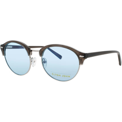 Elton John Unisex Sunglasses - Crystal Black Metal/Acetate Frame | WOODSTOCK GRYSL ,
