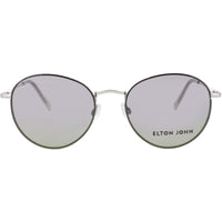 Elton John Unisex Sunglasses - Silver Bullet Metal Round Full Rim Frame | GALAXY SILBL ,