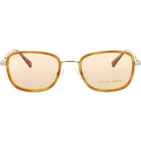 Elton John Women's Sunglasses - Harmony Brown/Silver Square Shape Frame | TRIO HRMNY ,