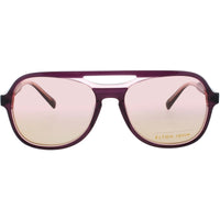 Elton John Women's Sunglasses - Dark Purple Acetate Full Rim Frame | SPEAKEASY BURDY ,